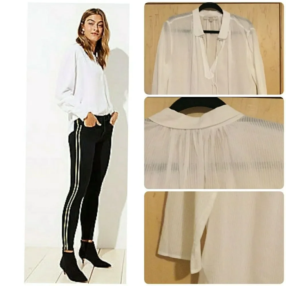 Plait Split Neck blouse - Picture 1 of 8